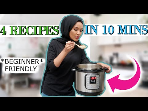 4 INSTANT POT RECIPES READY IN 10 MINS! ZEINAH NUR