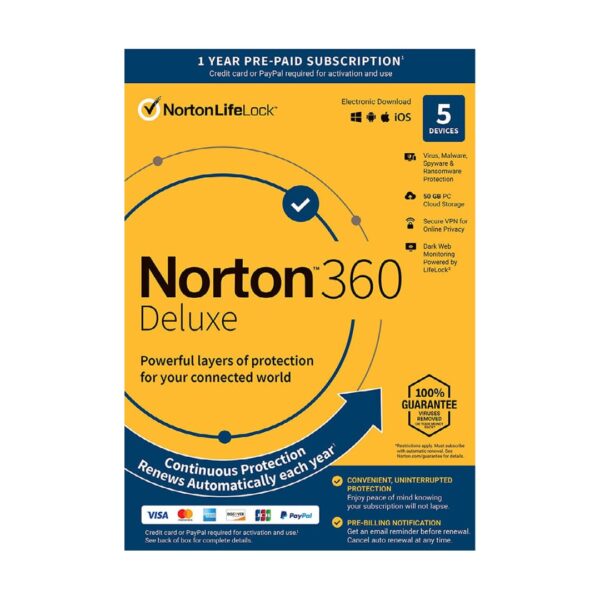 norton 360 deluxe [key card]